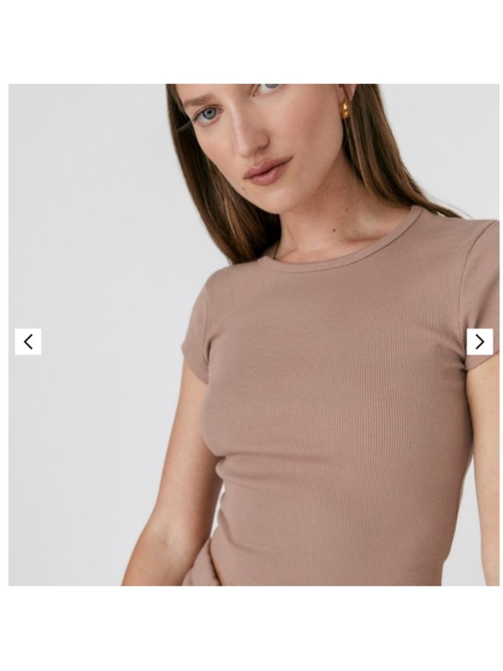 Reformation Muse Tee in Clay